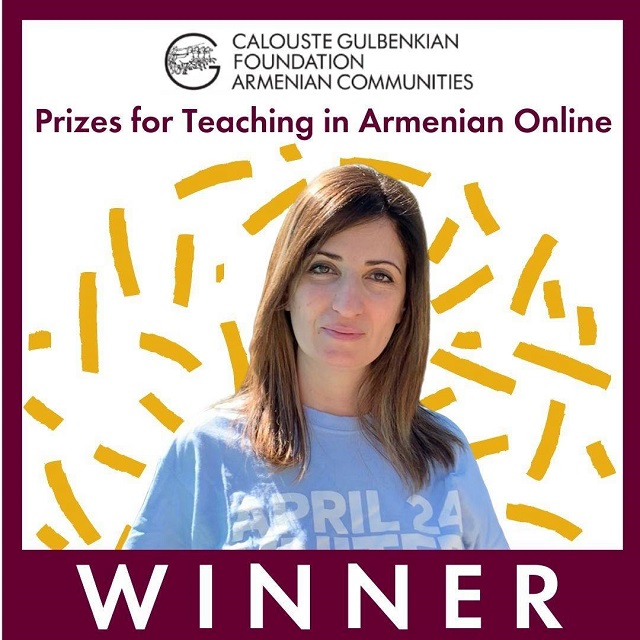 Sevan Boghos-Deirbadrossian wins Gulbenkian Foundation Prize for teaching Armenian online