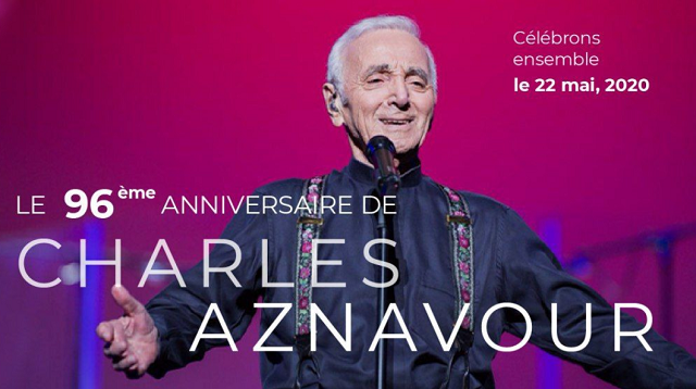 Aznavour would be 96 today