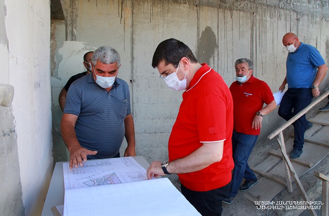 At the instruction of the Artsakh Republic President, the construction of the unfinished buildings for the new Mother and Child Health Center will be completed within the framework of the fight against the coronavirus
