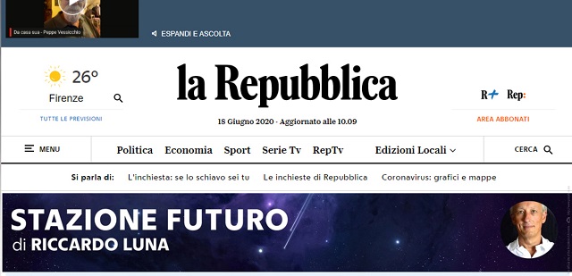 President of Armenia said something which no other state leader has ever said – “You can. Just start swimming” La Repubblica