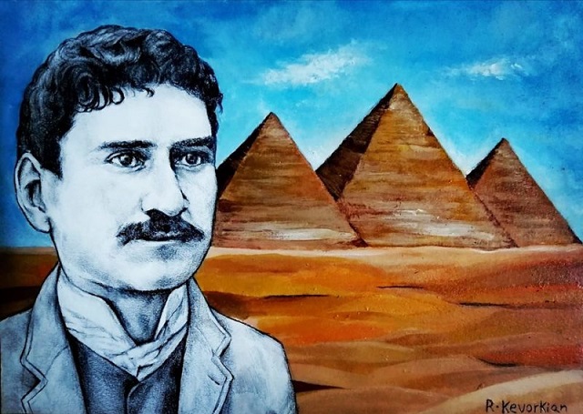 The remarkable artist Martiros Saryan depicted by Rita Kevorkian