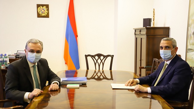 The sides noted the importance of joint efforts to represent and protect the interests of Artsakh on international platforms