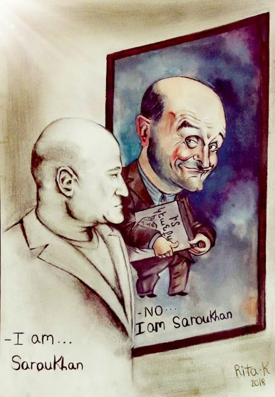 Alexander Saroukhan depicted by Rita Kevorkian