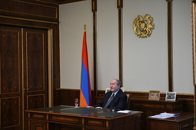 President Armen Sarkissian continues consultations with the experts of the healthcare system on the avenues to fight and defeat the coronavirus pandemic