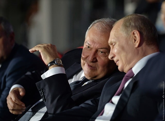 Vladimir Putin congratulated Armen Sarkissian: ‘Russia highly values your active engagement in the development of the Russian-Armenian allied relations’