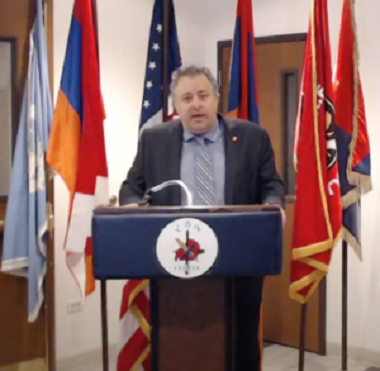 Chicago “Christapor” ARF chair Hagop Soulakian opens the 102nd anniversary celebration
