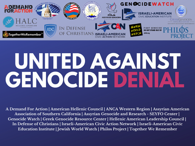 ANCA Western Region, coalition partners slam Turkish Government’s renewed Genocide denial attempts