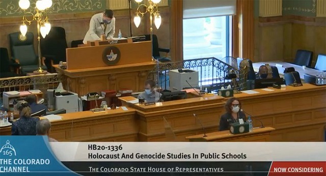 Colorado House of Representatives passes bill on Holocaust and Armenian Genocide education