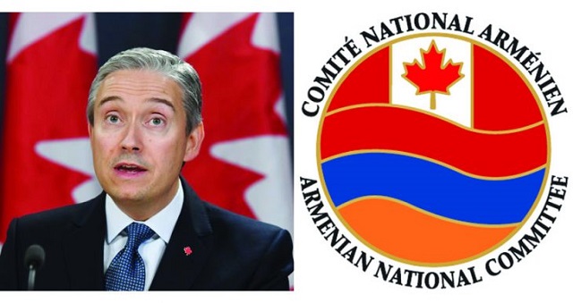 ANCC urges Minister of Foreign Affairs of Canada François-Philippe Champagne to condemn Azerbaijan’s aggression towards Armenia