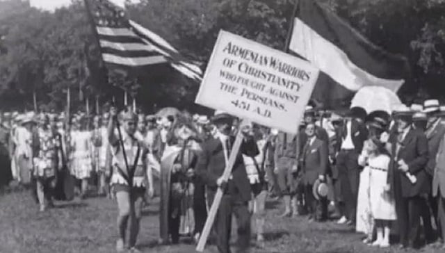 Rare footage of Armenian American participation in the July 4th Independence Day parade in New York City