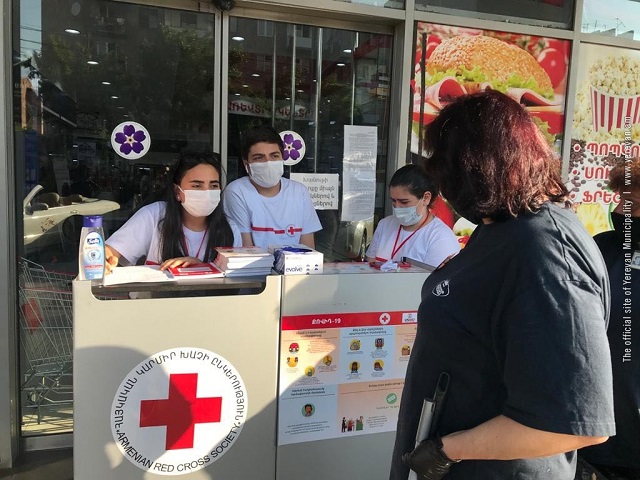 36 spots where face masks are handed out opened in Yerevan