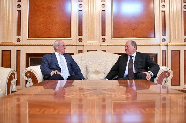 President Armen Sarkissian discussed the situation in Beirut and problems of the Armenian community of Lebanon with the President of AGBU Berge Setrakian