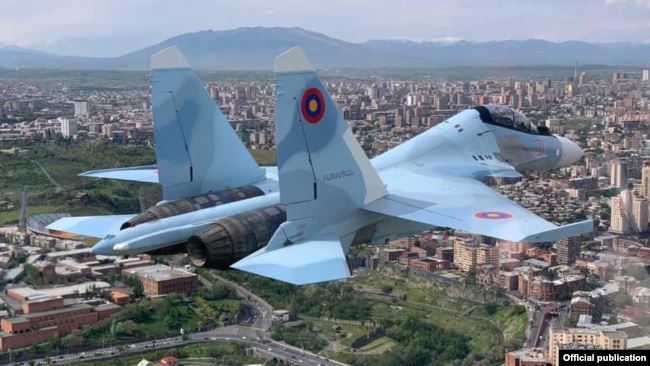 Armenia Air Force Su-30SM fighter jet
