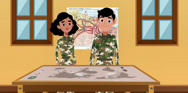 An animation film on equal rights to military education in Armenia is produced