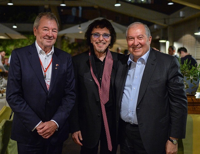 President Armen Sarkissian congratulated rock musician Ian Gillan on the occasion of his 75th birth anniversary: Thank you for being our country’s friend since 1990