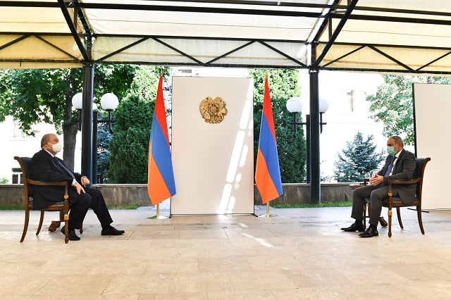 PM Nikol Pashinyan, President Armen Sarkissian discuss current agenda and development issues