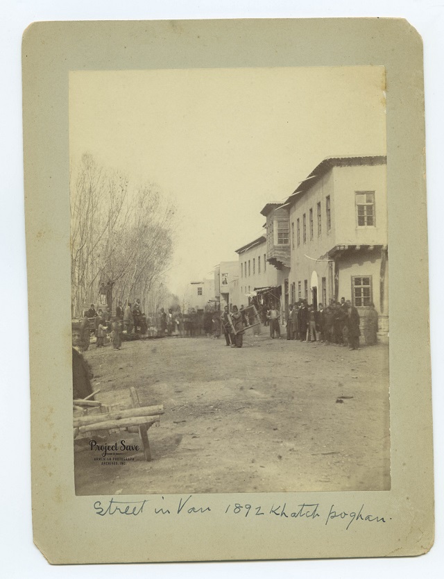 Street in Van, circa 1890 to 1892. Photograph by Reverend Frederick D. Greene, an American missionary to Van. Courtesy of Marie Bashian Bedikian