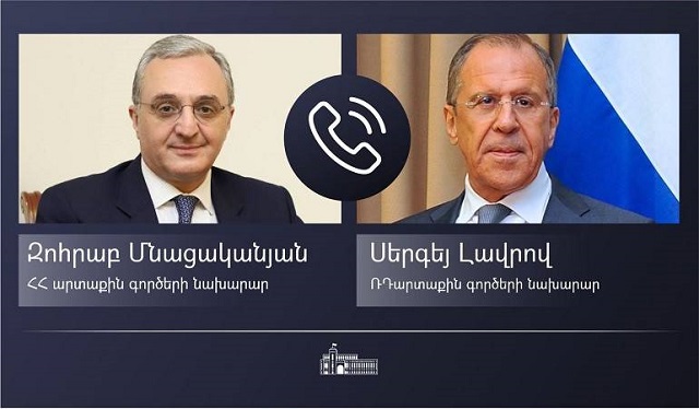 Zohrab Mnatsakanyan and Sergey Lavrov discussed regional developments following the July battles 