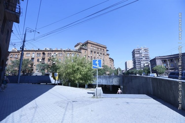 Underground crossing at Surb Gr. Lusavorich street and Mashtots avenue junction returned to community