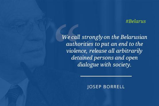 Belarus: violence must stop and regime must change