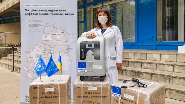 Ukraine: EU helps supply medical facilities in Donetsk region with oxygen equipment