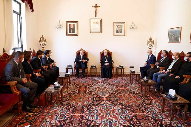 The Armenian delegation met with the Catholicos-Patriarch of the House of Cilicia