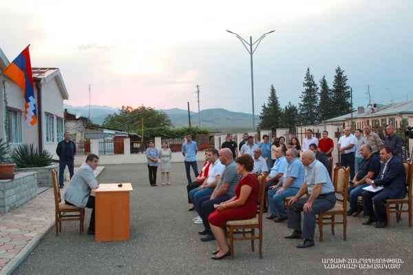 President Arayik Harutyunyan visited Berqadzor community of the Askeran region