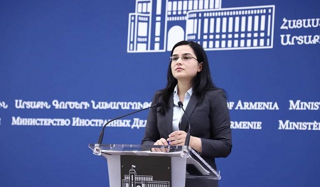 ‘We welcome the resolution adopted by the overwhelming majority of the National Assembly of France on the need for the recognition of the Nagorno-Karabakh’: Foreign Ministry Spokesperson