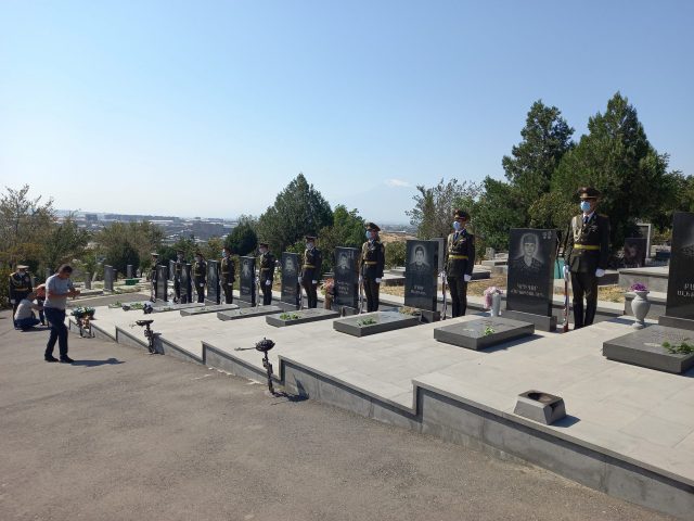 ‘We were simply shocked’: the graves of Armenak Urfanyan and Robert Abajyan were defaced