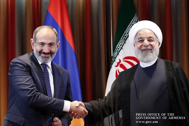 ‘I am hopeful that in the light of friendly relations we will witness a bright future for our two nations’: Hassan Rouhani to Nikol Pashinyan