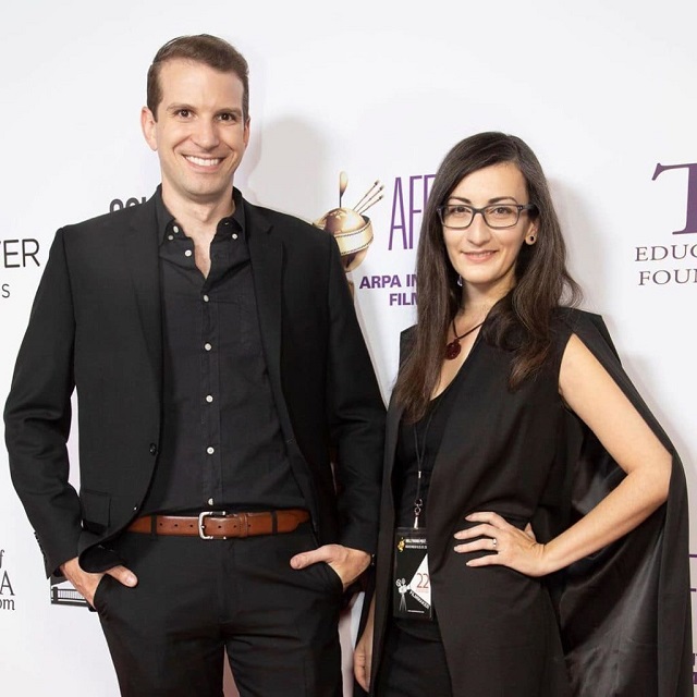 Jared White and Lilit Pilikian at the Arpa International Film Festival