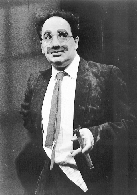 Les Marsden as Groucho Marx