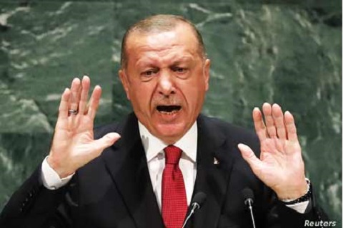 Erdogan says Turkey is set to banish 10 Western ambassadors