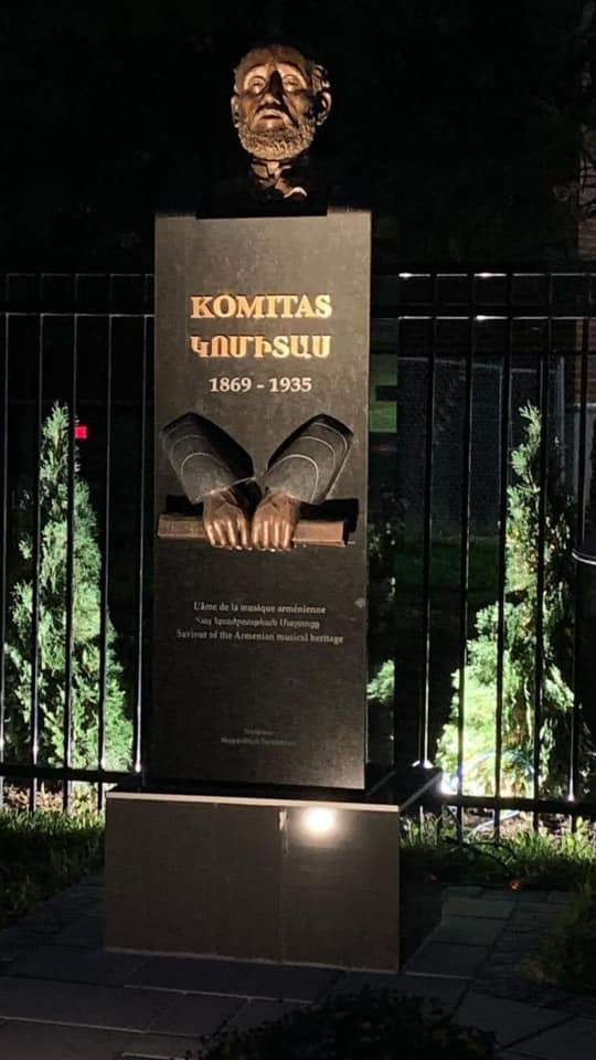 Statue of Komitas unveiled in Montreal