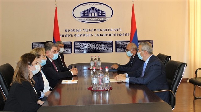Consultations between the Foreign Ministries of the Republic of Artsakh and the Republic of Armenia