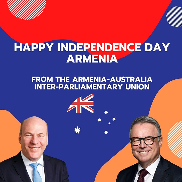Australian political leaders congratulate 29th Independence Anniversary of Armenia