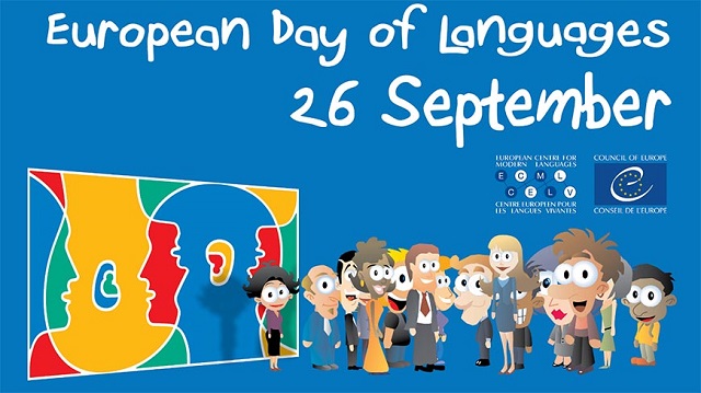 ‘The European Day of Languages gives us an opportunity to value and promote all languages and cultures in Europe’: 26 September, The European Day of Languages