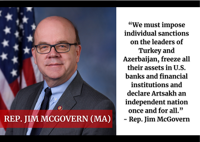 ANCA praises Congressional Chairman James McGovern for backing US recognition of the Republic of Artsakh