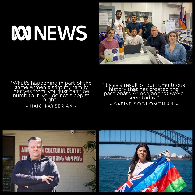 Armenian-Australian activism in light of attacks by Azerbaijan highlighted by ABC News