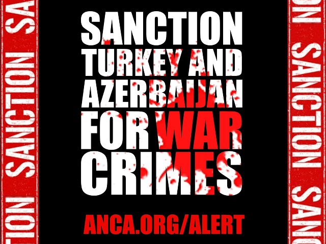 ANCA calls on Trump Administration and Congress to sanction Aliyev and Erdogan for war crimes