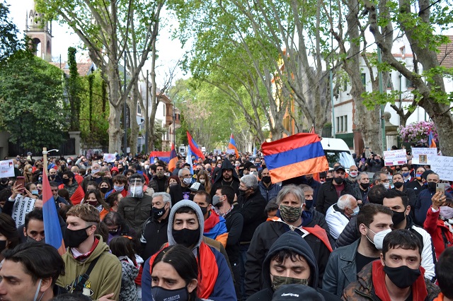 ‘We are the generations of Armenians who took refuge in Argentina escaping from the genocide. They want to repeat history, but that is not going to happen’: Agustín Analian