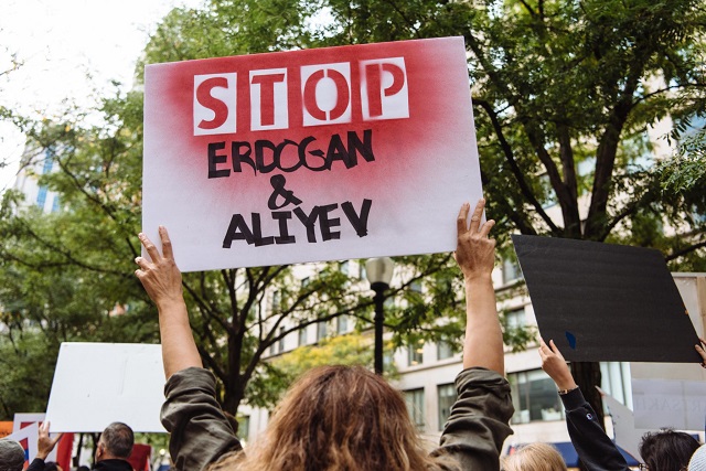 Sanction and isolate Turkey and Azerbaijan