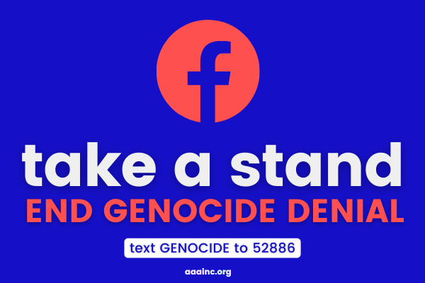 Armenian Assembly of America calls on Facebook to remove Genocide denial content