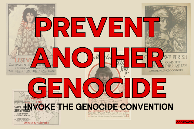 The Convention on the prevention and punishment of genocide must be invoked
