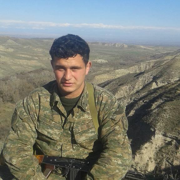 Mihran received medal for heroism, but did not get to see his newborn