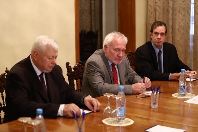 FM of Armenia is meeting with OSCE Minsk Group Co-Chairs