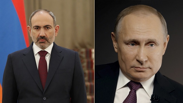 Prime Minister Pashinyan holds phone talks with Vladimir Putin