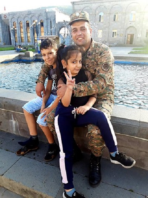 ‘As soon as you realize I’m not here anymore, have the children escape’: Major Edgar Matevosyan’s last words and indescribable pain that he left behind his 2 young children