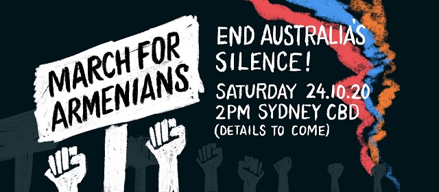 March for Armenians to take over Sydney City, calling for end to Australian silence on Artsakh