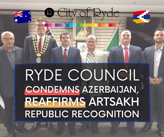 City of Ryde Council pass motion condemning Azerbaijan and Turkey, calls on Australia to #RecognizeArtsakh